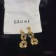 AAA Fake Celine All Gold Earrings   (5)_th.jpg